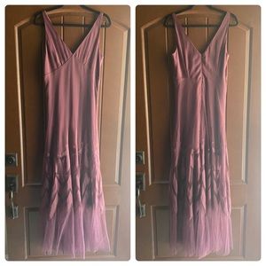 Fossil burgundy maxi dress